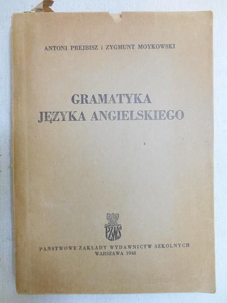 Gramatyka języka angielskiego, 1948 r.