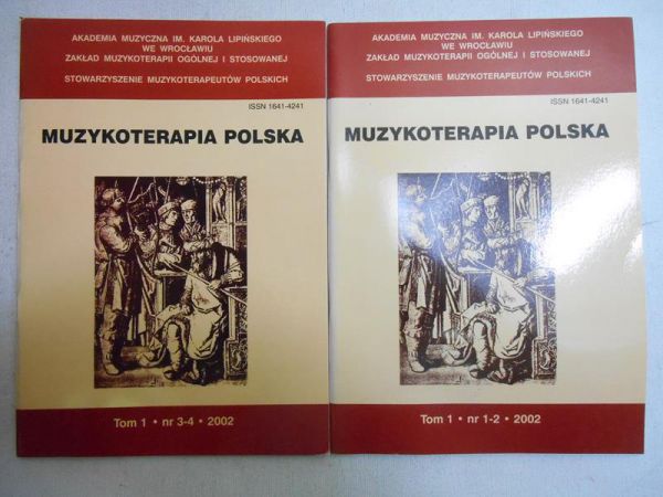Muzykoterapia polska, zestaw 2 książek