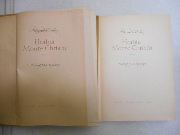 Hrabia Monte Christo, tom I-II