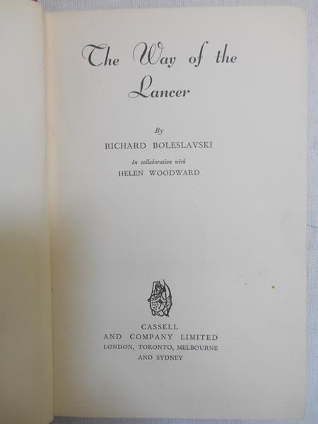 The Way of the Lance, 1932 r.
