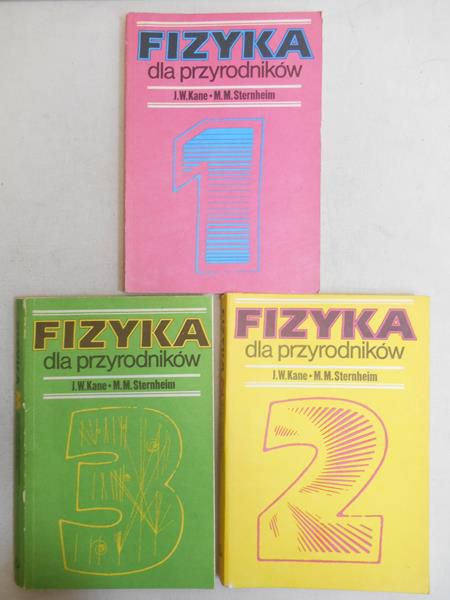 Fizyka dla przyrodników, 3 części