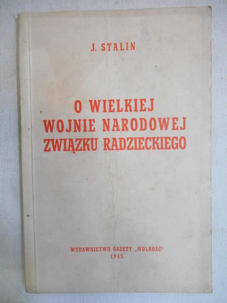 O wielkiej wojnie narodowej związku radzieckiego