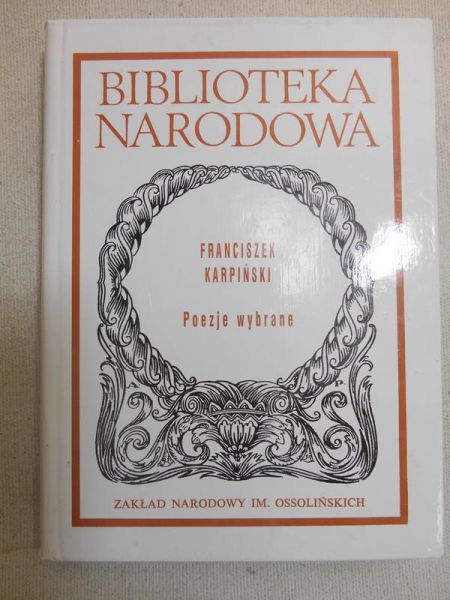 Karpiński Franciszek - Poezje wybrane, BN