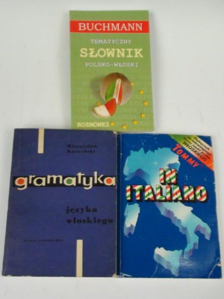 Materiały do nauki języka włoskiego, 3 książki