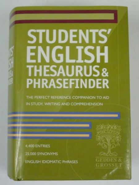 Students' English Thesaurus & Phrasefinder