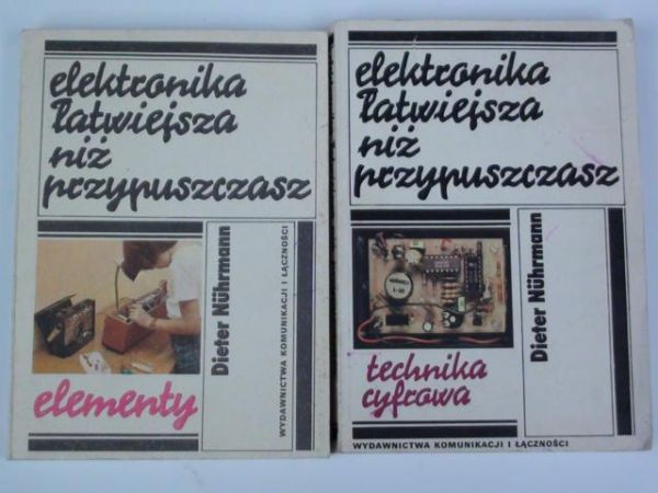 Elektronika łatwiejsza niż przypuszczasz, 2 książki