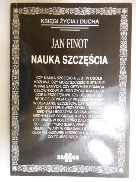 Finot Jan - Nauka szczęścia