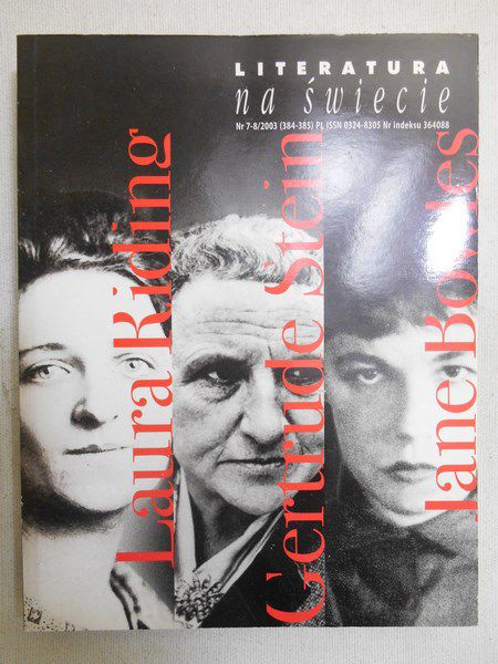 Literatura na świecie, nr 7-8/2003 (384-385)