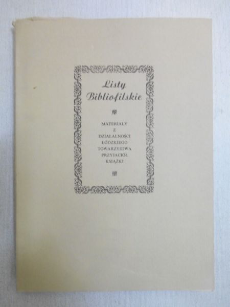 Listy bibliofilske
