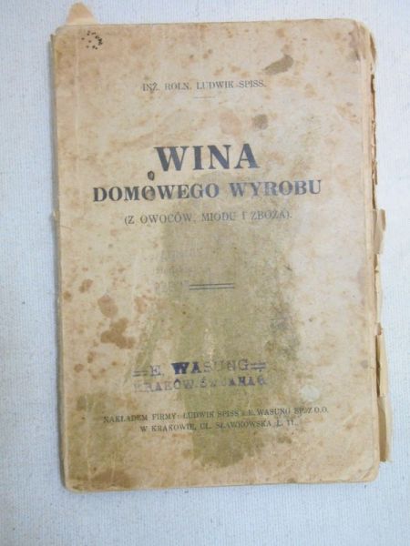 Wina domowego wyrobu, [1926] r.