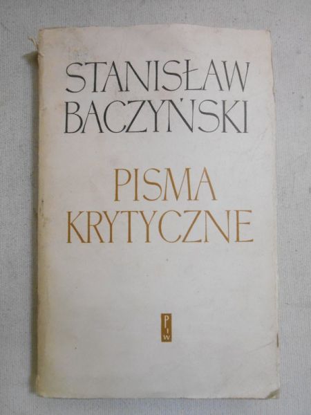Pisma krytyczne