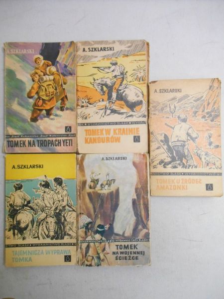 Szklarski Alfred - Tomek, Zestaw 5 książek