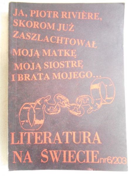 Bielska-Zientarska Maria (red.) - Literatura na świecie nr 6/203