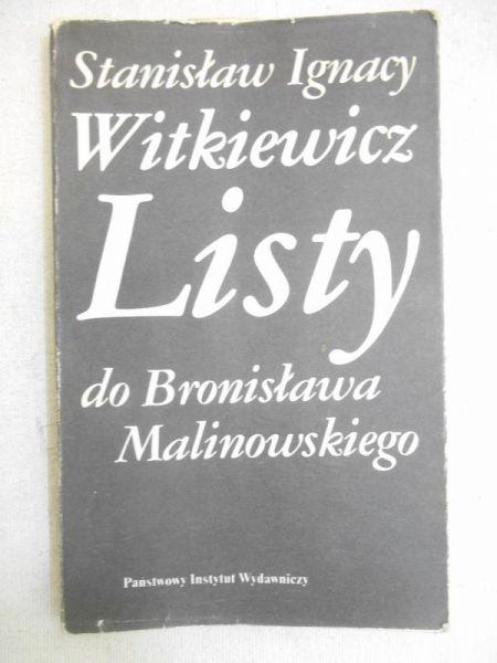 Listy do Bronisława Malinowskiego