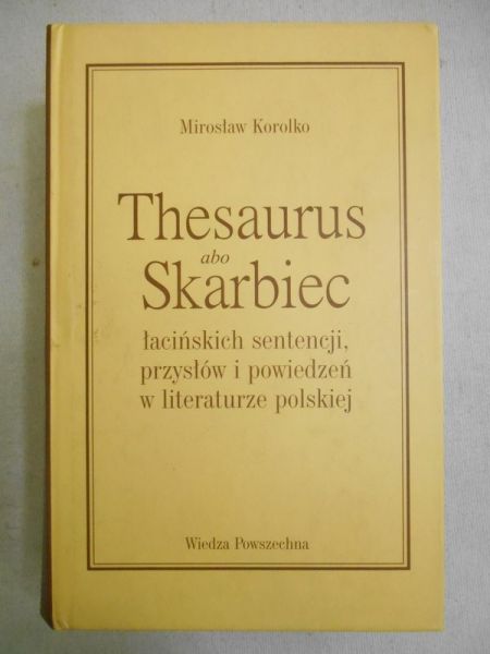Thesaurus abo Skarbiec