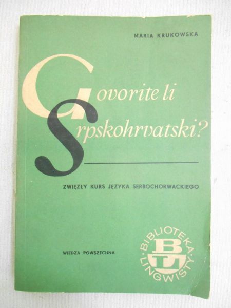 Govorite li srpskohrvatski?