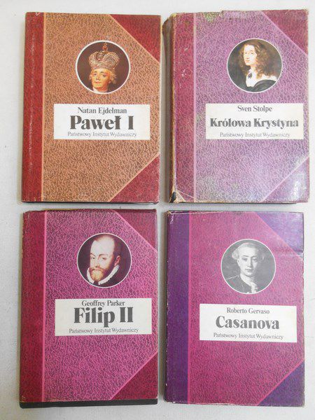 Biografie Sławnych Ludzi: Casanova/Filip II / Królowa Krystyna/Paweł I