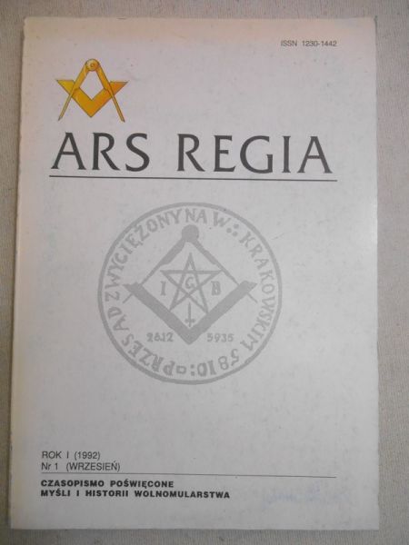 Ars Regia, nr 1/1992