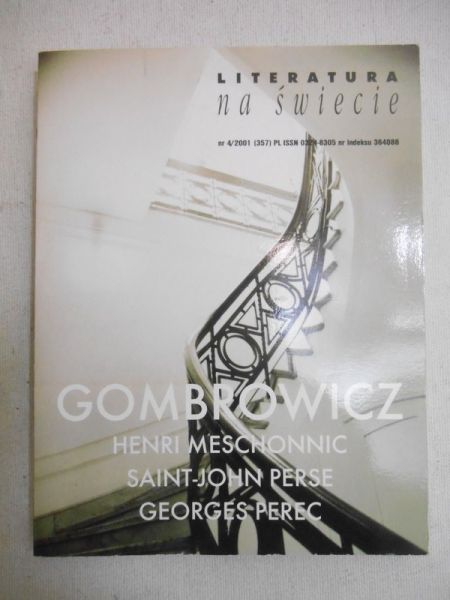 Literatura na świecie, nr 4/2001 (357)