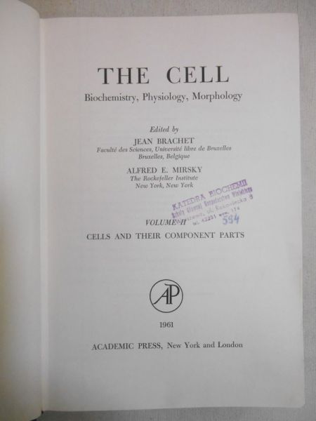 Brachet Jean - The Cell. Biochemistry, Physiology, Morphology. Vol. II