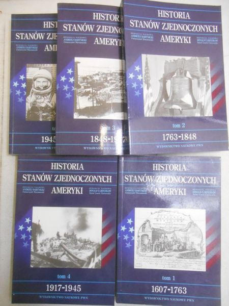 Critchlow Donald D. (red. nauk.) - Historia Stanów Zjednoczonych Ameryki. 5 tomów