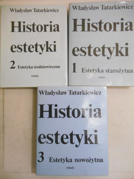 Historia estetyki, Tom I-III