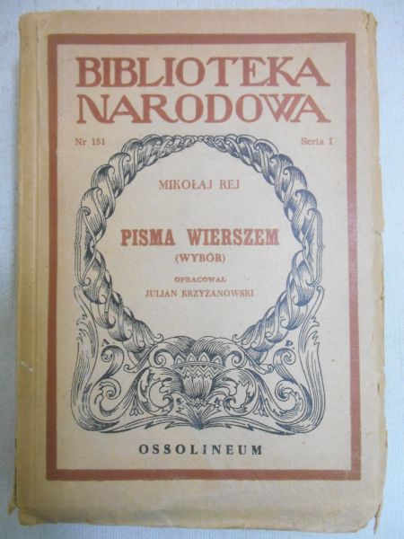 Pisma wierszem (wybór)