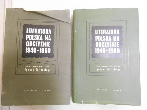 Terlecki Tymon (red.) - Literatura Polska na obczyźnie 1940-1960 T. I-II