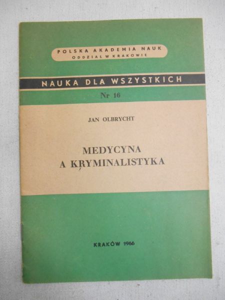 Medycyna a kryminalistyka