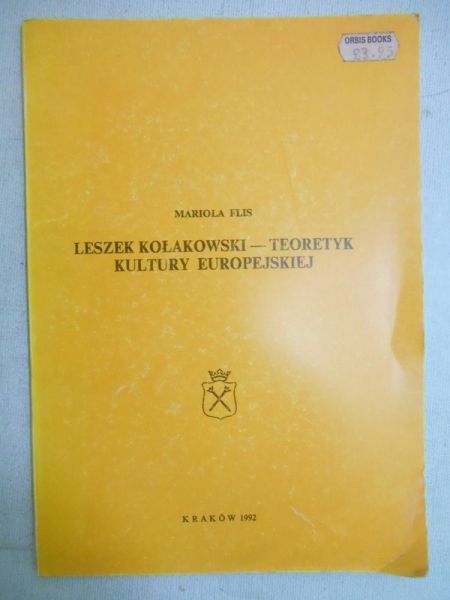 Leszek Kołakowski - teoretyk kultury europejskiej