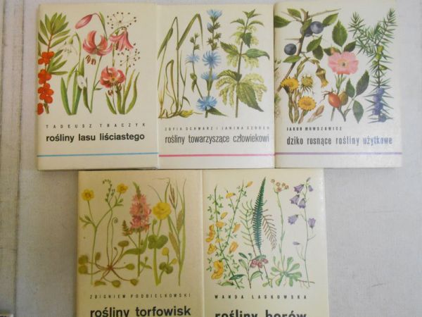 Laskowska Wanda - Atlasy botaniczne, 5 książek