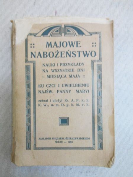 Majowe nabożeństwo, 1908 r.