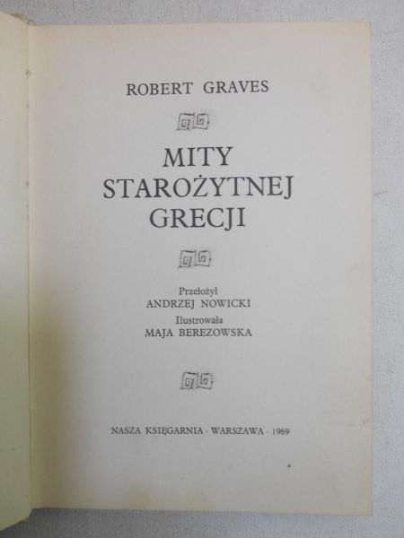 Graves Robert  - Mity starożytnej Grecji