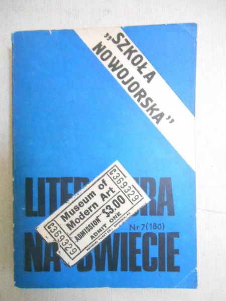 Ashbery John - Szkoła nowojorska