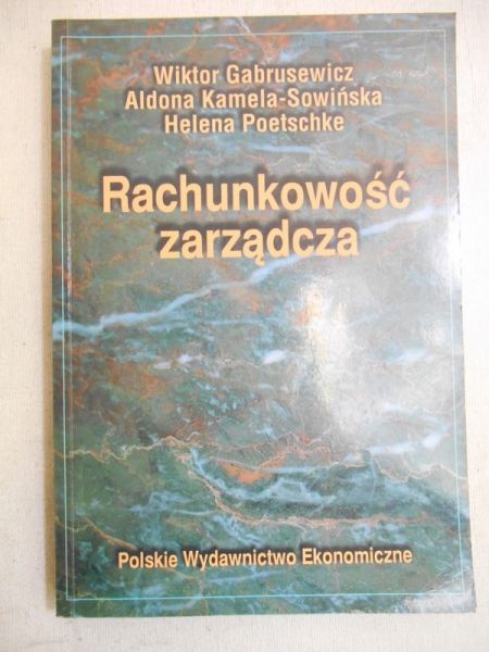Gabrusewicz Wiktor - Rachunkowość zarządcza