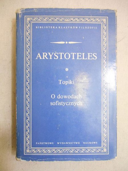 Arystoteles - Topiki, O dowodach sofistycznych