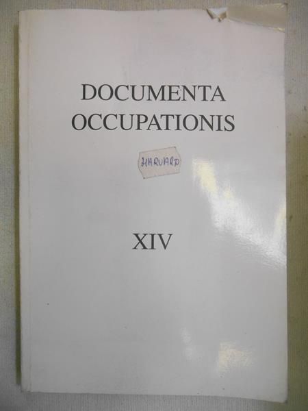 Documenta Occupationis XIV