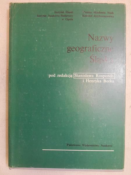 Nazwy geograficzne Śląska