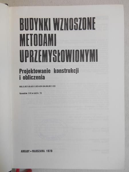 Cholewicki Andrzej - Budynki wznoszone metodami uprzemysłowionymi