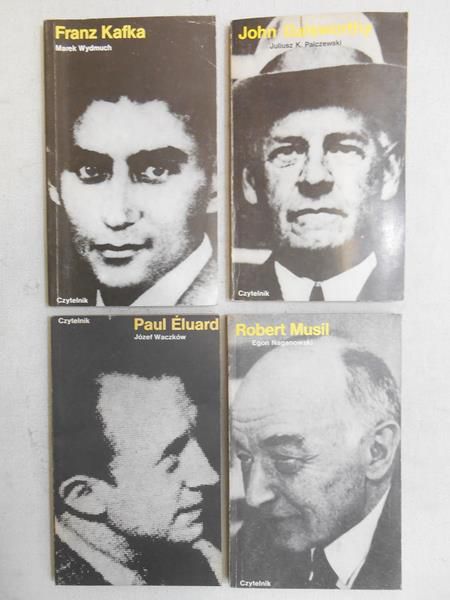 Paul Eluard  Robert Musil  Franz Kafka  John Galsworthy