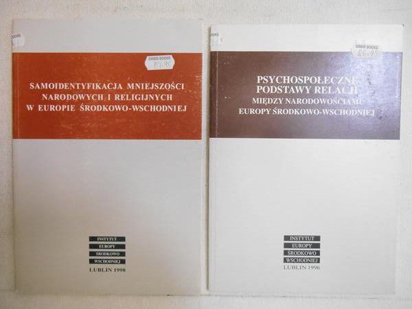 Materiały Instytutu Europy środkowo-Wschodniej, Tom X i XI