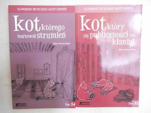 Braun Lilian Jackson - Kot, którego nurtował strumień / Kot, który się publiczności nie kłaniał