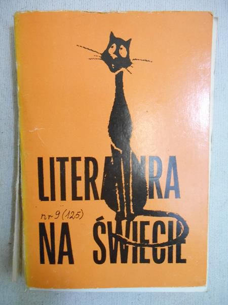 Sadkowski Wacław  - Literatura na świecie, nr 9 (125)/1981