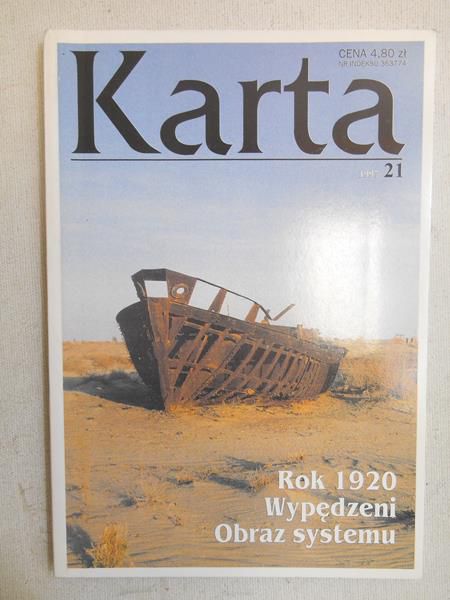 Karta. Rok 1920 Wypędzeni Obraz systemu