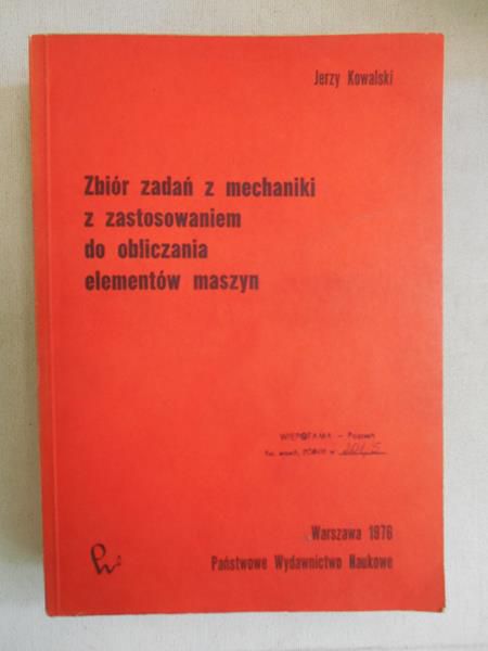 Zbiór zadań z mechaniki