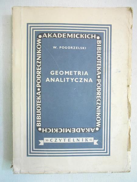 Geometria analityczna, wyd. 1949 r.