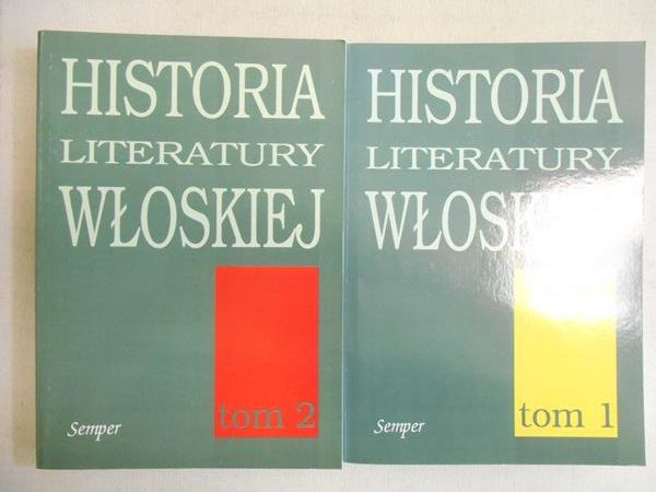 Historia literatury włoskiej, Tom I-II