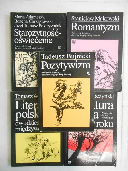Podręczniki Literatury dla szkół średnich