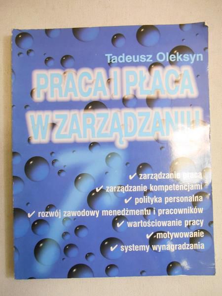 Praca i płaca w zarządzaniu