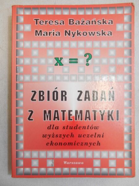Zbiór zadań z matematyki